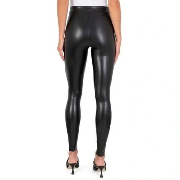 SALE***Joie Limited Edition Faux Leather Leggings in Black - Picture 6 of 9